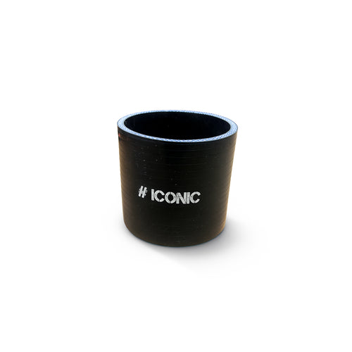 ICONIC BLACK SILICONE REDUCER - 76mm-80mm
