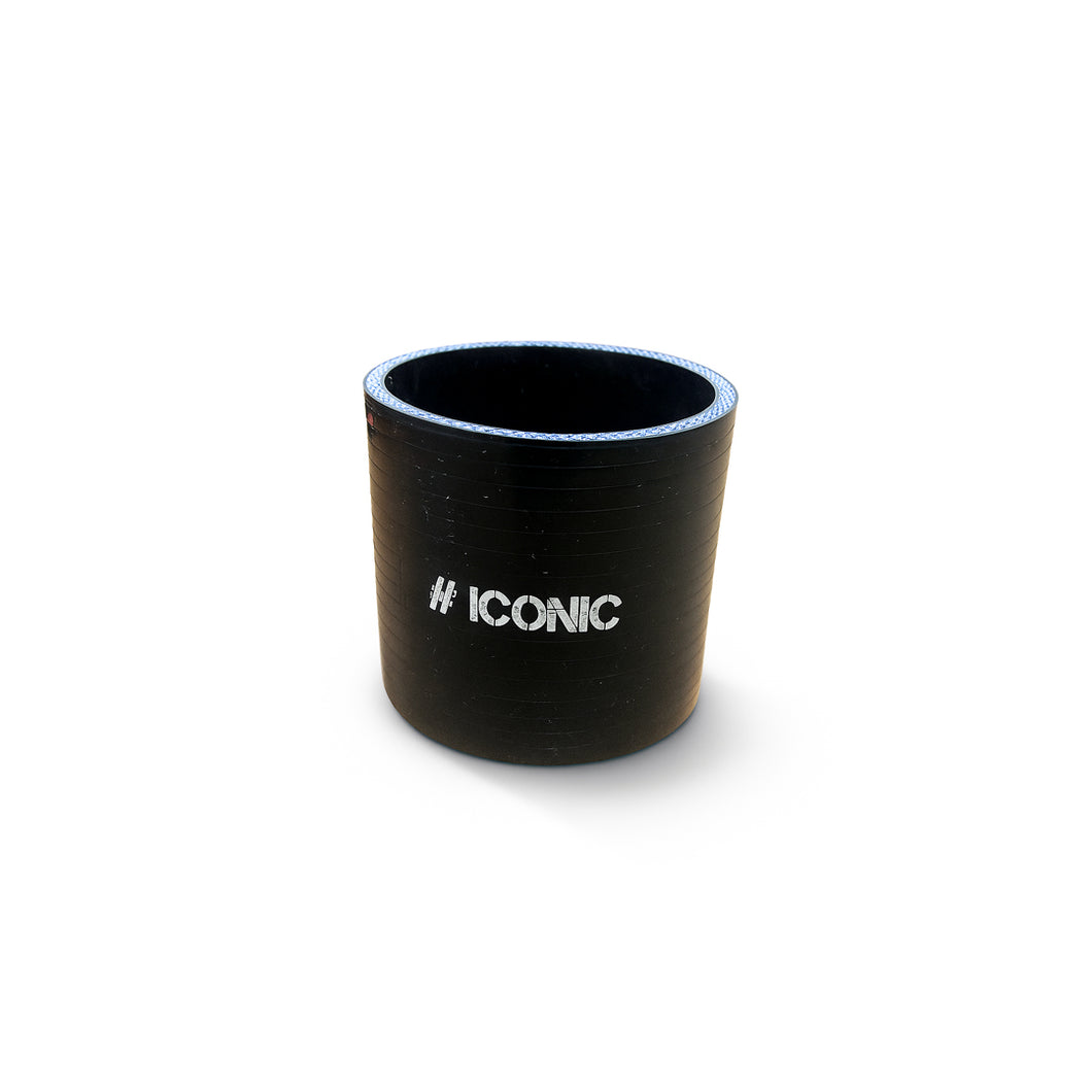 ICONIC BLACK SILICONE REDUCER - 76mm-80mm