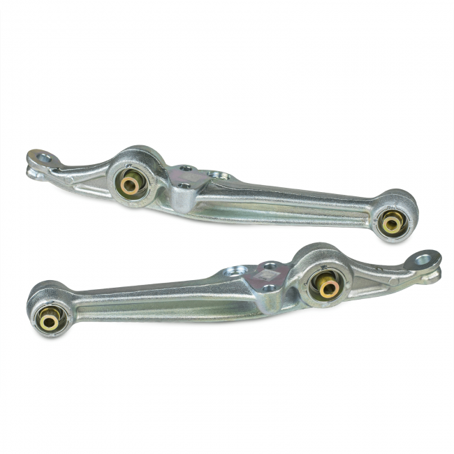 SKUNK2 RACING FRONT LOWER CONTROL ARMS LCA - SPHERICAL BEARING - 88-91 HONDA CIVIC EF CRX