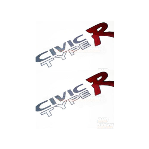 HONDA CIVIC EP3 TYPE-R QTR PANEL STICKERS - GENUINE HONDA