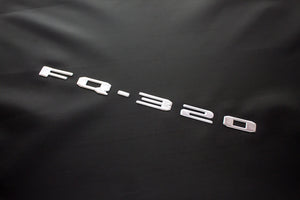 Mitsubishi Lancer Evolution FQ320 Badge ( Chrome or Black )