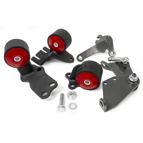 Innovative Mounts 88-91 Civic/CRX Conversion Engine Mount Kit (B-Series/Manual/Hydro/Cable 2 Hydro) - With Actuator