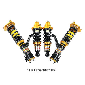 YELLOW SPEED RACING YSR PREMIUM COMPETITION INVERTED COILOVERS HONDA CIVIC EP3 CAMBER CASTER UPGRADE